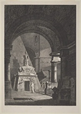Antonio de Pian, Interior of an Ancient Roman Sepulchre