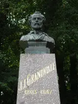 Ernest Bussière, Bust of Grandville by Bussière