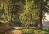 Carsten Henrichsen, Father and son following a track in the woods.