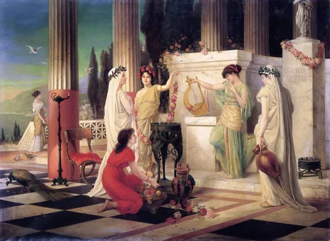Constantin Hölscher, In the Temple of Vesta