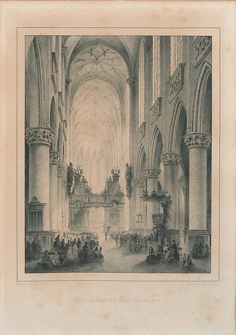 Charles Billoin, De Sint-Jacobskerk, van binnen