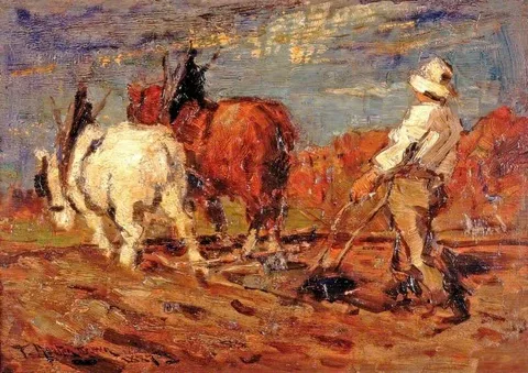 Thomas Austen Brown, Ploughing