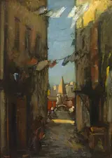 Amandus Faure, Street in Naples