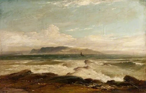 Robert Greenlees, The Little Cumbrae from Corrie, Arran