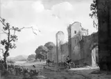 Horatius de Hooch, Landscape with Ruins