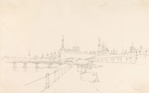 Alfred Gomersal Vickers, Kremlin from the Quay
