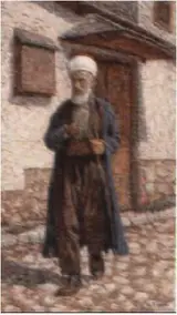 Špiro Bocarić, A Muslim man in a street