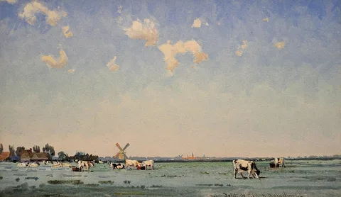 Hamilton Macallum, Pasture, Near Delft