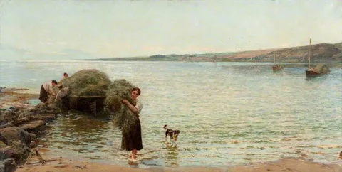 Hamilton Macallum, Haymaking in the Highlands