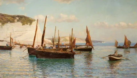 Hamilton Macallum, Beer Trawlers Going out to Sea