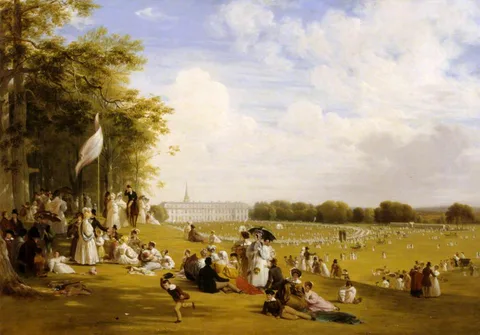 William Frederick Witherington, Fête in Petworth Park, 1835