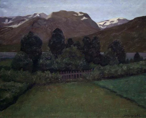 Michaloff Wigdehl, Landscape from Sogn