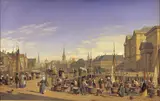 Heinrich Hansen, Udsigt fra Gammel Strand mod Christiansborg