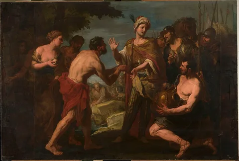 Antonio Molinari, A historical scene
