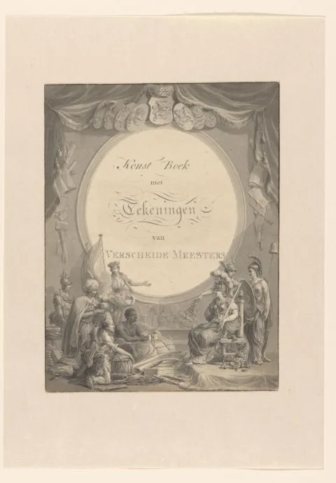 Dirk Langendijk, Konst Boek met Tekeningen van Verscheide meesters