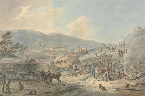 Dirk Langendijk, A British Encampment