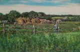 Gaines Ruger Donoho, Ploughmen in a Fenced Field