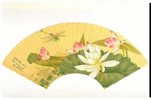 Pu Jiang, dragonfly and lotus