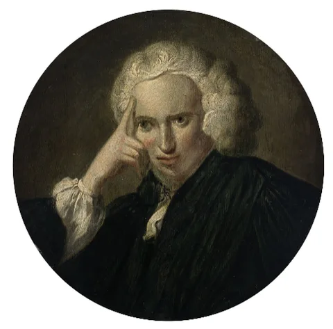 Robert Lucius West, Portrait of Laurence Sterne (1713-1768), Author
