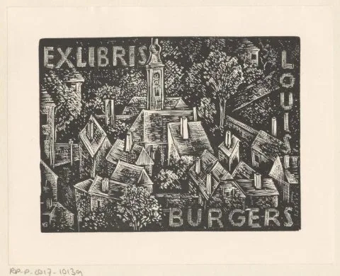 Hans Rudolf Schulze, Ex libris van Louis Burgers