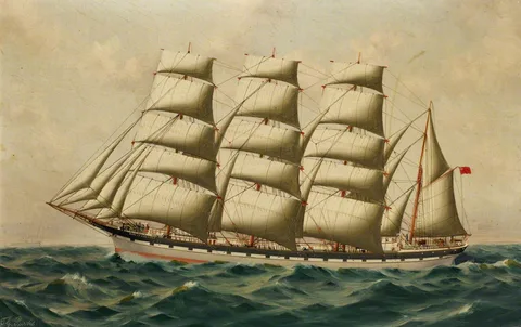 Thomas G. Purvis, The barque 'Earl of Dunmore'