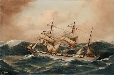 Thomas G. Purvis, The barque ‘Inverlyon’