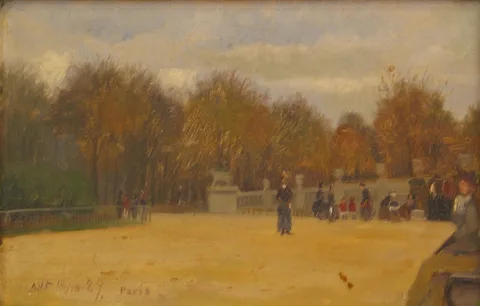 Albert Wang, Scene from Paris.
