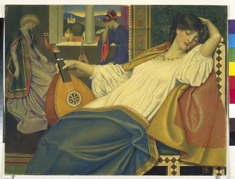 Joseph Southall, The Sleeping Beauty