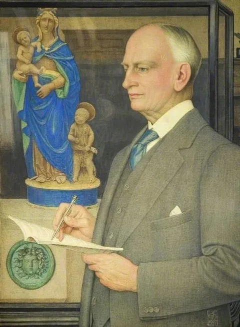 Joseph Southall, Portrait of Sir Whitworth Wallis (1855-1927)
