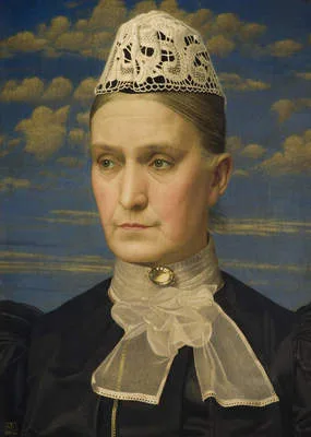 Joseph Southall, Portrait Of The Artist's Mother