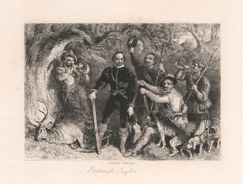 John Frederick Tayler, Hunting Scene