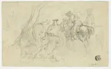 John Frederick Tayler, Calvarymen Beside Tree