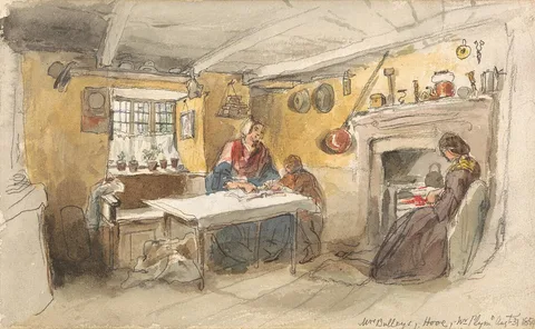 Henry Perlee Parker, At Mrs. Bulley's, Hooe, near Plymouth