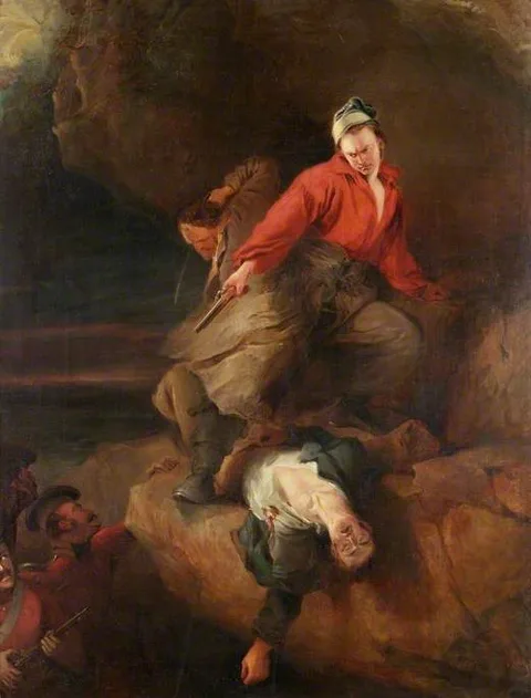 Henry Perlee Parker, Smugglers Attacked