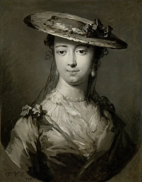 Frans van der Mijn, Head of a Young Woman