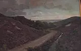 Carl Ove Julian Lund, Landscape with a moor.