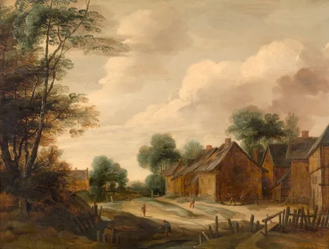 Lodewijk de Vadder, Landscape with a Farm