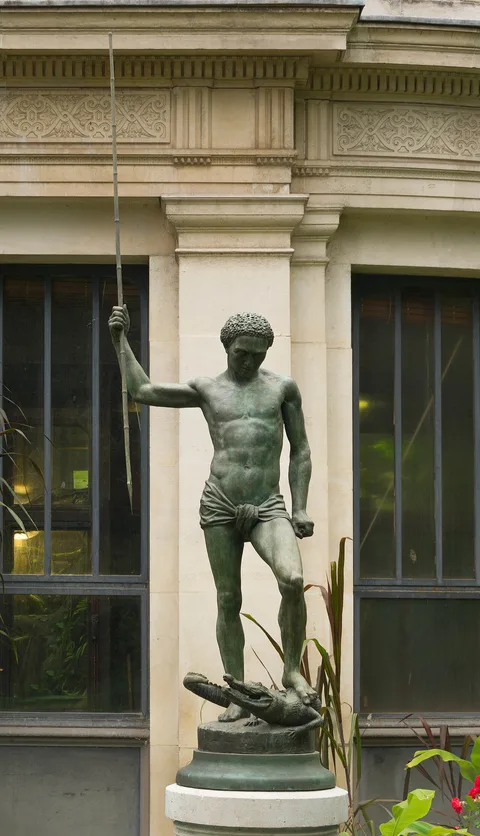 Charles-Arthur Bourgeois, "Le Chasseur de crocodile" by Charles-Arthur Bourgeois