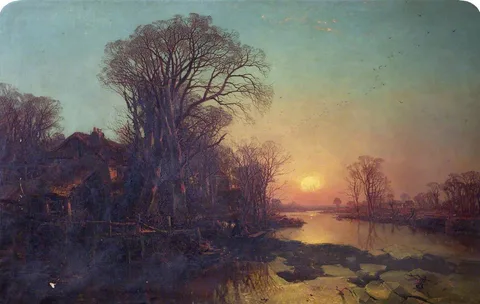 Charles Branwhite, A Winter Sunset
