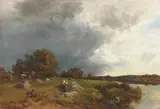 Alfred Walter Williams, Haymaking, Sunshine and Showers