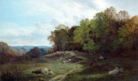 Alfred Walter Williams, Pasturage near Swansea