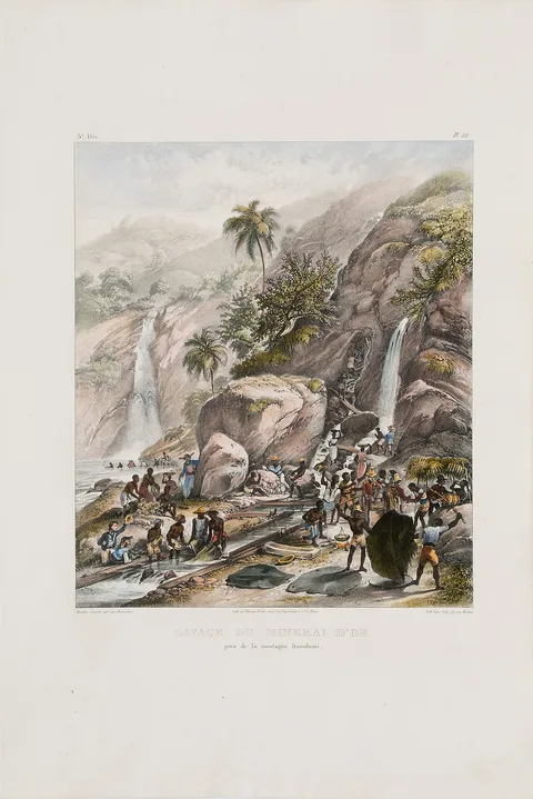 Emile Wattier, Lavage du Minerai d’ Or, Pres de la Montagne Itacolumi