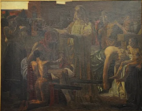 Clement Gontier, Jesus healing the sick