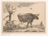 Jean-Baptiste De Roy, Twee runderen bij een knotwilg