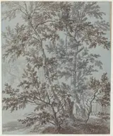 Johann Kaspar Huber, A Stand of Birch Trees