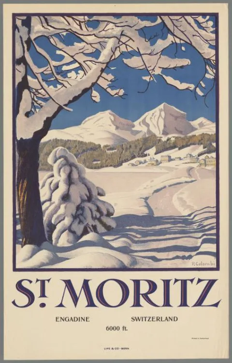 Plinio Colombi, St. Moritz. Engadine