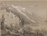 Jean-Antoine Linck, Vue du Mont Blanc