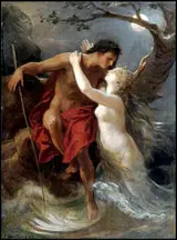 Carl Bertling, The sea nymph (or Hermaphroditus and Salmacis)