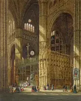 Heinrich Schäfer, Interior of the Capilla Mayor, Toledo Cathedral, Spain