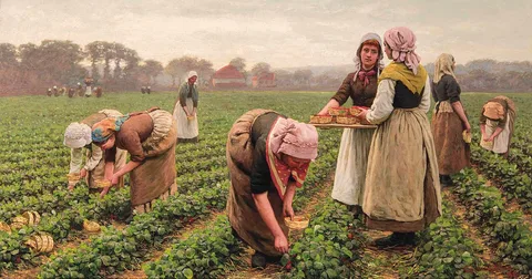 William Gunning King, Strawberry gatherers